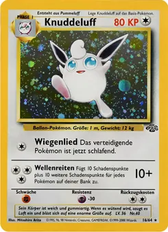 Knuddeluff, Karte 16 aus Dschungel