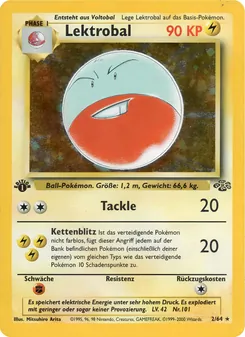 Lektrobal, Karte 2 aus Dschungel