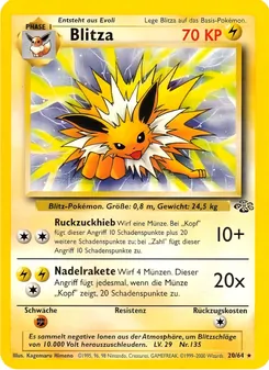 Blitza, Karte 20 aus Dschungel