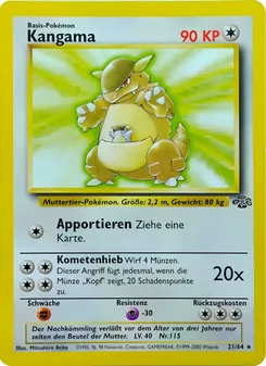 Kangama, Karte 21 aus Dschungel