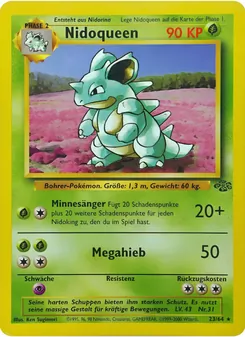Nidoqueen, Karte 23 aus Dschungel