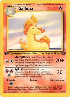 Gallopa, Karte 44 aus Dschungel