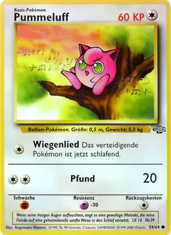 Pummeluff, Karte 54 aus Dschungel