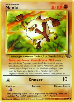 Menki, Karte 55 aus Dschungel