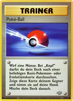 Poké Ball, Karte 64 aus Dschungel