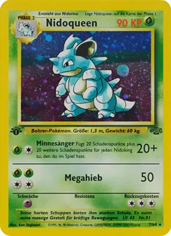 Nidoqueen, Karte 7 aus Dschungel