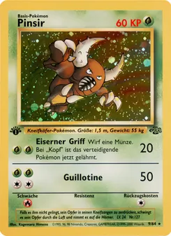 Pinsir, Karte 9 aus Dschungel