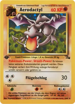 Aerodactyl, Karte 1 aus Fossil