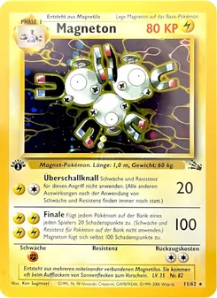 Magneton, Karte 11 aus Fossil