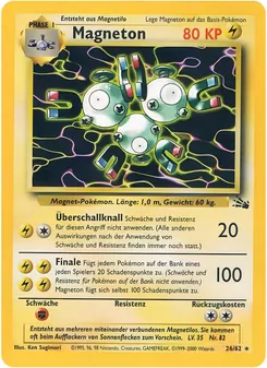 Magneton, Karte 26 aus Fossil