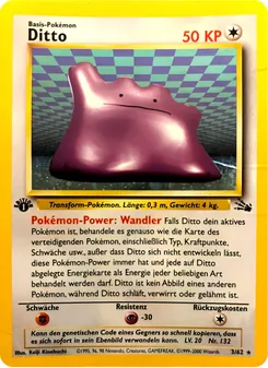 Ditto, Karte 3 aus Fossil
