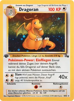 Dragoran, Karte 4 aus Fossil