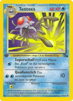 Tentoxa, Karte 44 aus Fossil