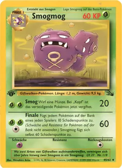 Smogmog, Karte 45 aus Fossil
