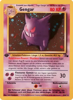 Gengar, Karte 5 aus Fossil