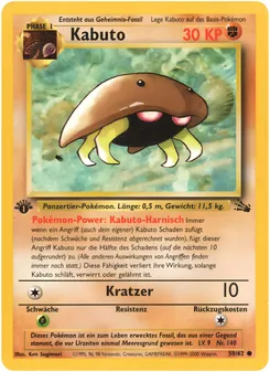 Kabuto, Karte 50 aus Fossil