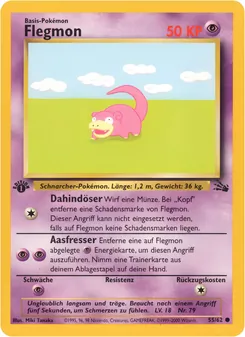 Flegmon, Karte 55 aus Fossil