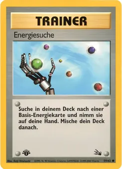Energiesuche, Karte 59 aus Fossil