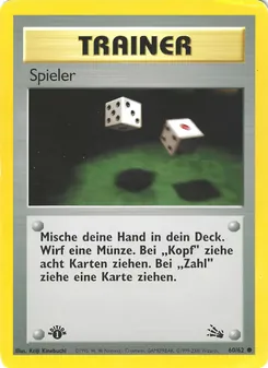 Spieler, Karte 60 aus Fossil