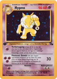 Hypno, Karte 8 aus Fossil