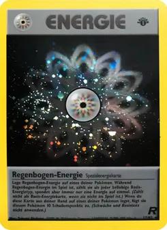 Regenbogen-Energie, Karte 17 aus Team Rocket