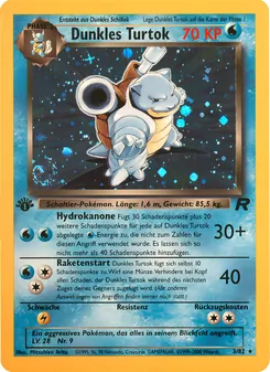 Dunkles Turtok, Karte 3 aus Team Rocket