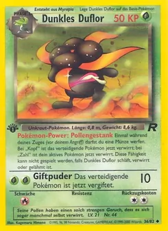 Dunkles Duflor, Karte 36 aus Team Rocket