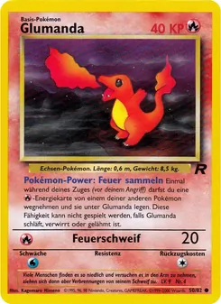 Glumanda, Karte 50 aus Team Rocket