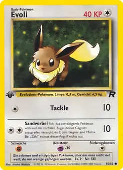 Evoli, Karte 55 aus Team Rocket