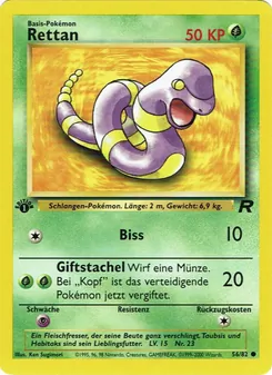Rettan, Karte 56 aus Team Rocket