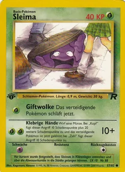 Sleima, Karte 57 aus Team Rocket