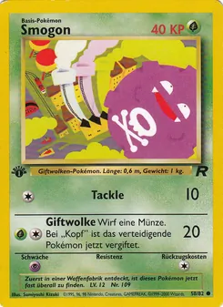 Smogon, Karte 58 aus Team Rocket