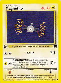 Magnetilo, Karte 60 aus Team Rocket