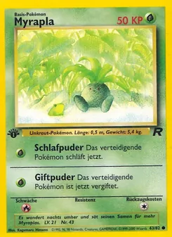 Myrapla, Karte 63 aus Team Rocket