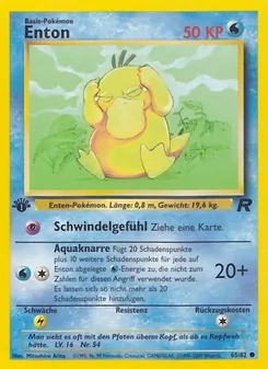 Enton, Karte 65 aus Team Rocket