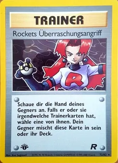 Rockets Überraschungsangriff, Karte 72 aus Team Rocket