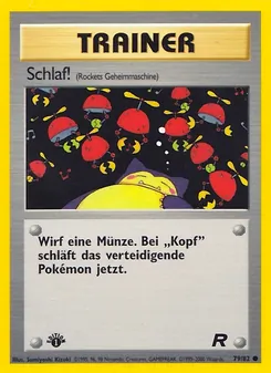 Schlaf!, Karte 79 aus Team Rocket