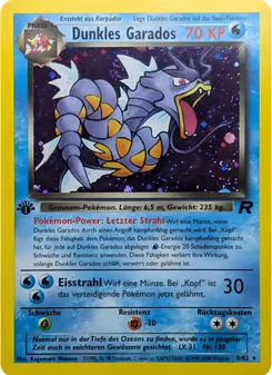 Dunkles Garados, Karte 8 aus Team Rocket