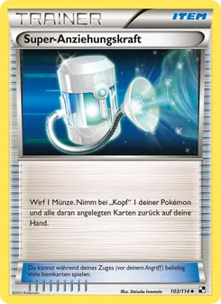 Super-Anziehungskraft, Karte 103 aus Schwarz & Weiß