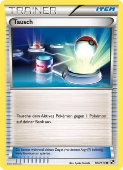 Tausch, Karte 104 aus Schwarz & Weiß