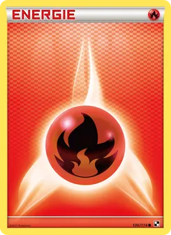 Feuer-Energie, Karte 106 aus Schwarz & Weiß