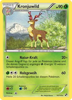 Kronjuwild, Karte 14 aus Schwarz & Weiß