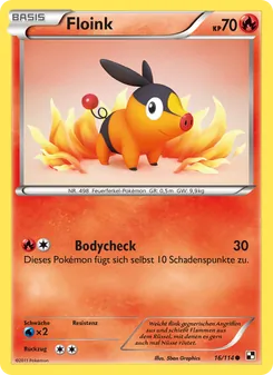 Floink, Karte 16 aus Schwarz & Weiß