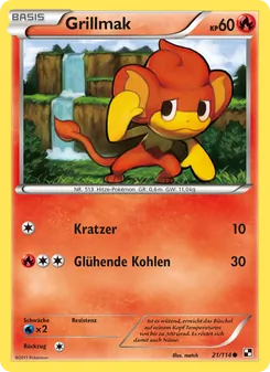 Grillmak, Karte 21 aus Schwarz & Weiß