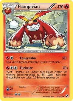 Flampivian, Karte 25 aus Schwarz & Weiß