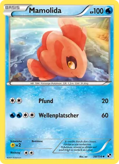 Mamolida, Karte 38 aus Schwarz & Weiß