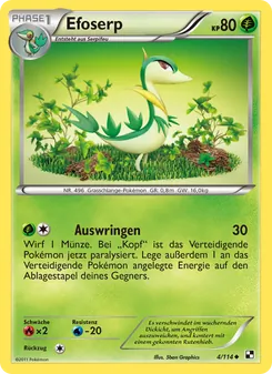 Efoserp, Karte 4 aus Schwarz & Weiß