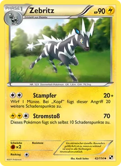 Zebritz, Karte 42 aus Schwarz & Weiß