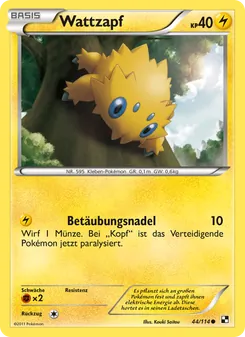 Wattzapf, Karte 44 aus Schwarz & Weiß