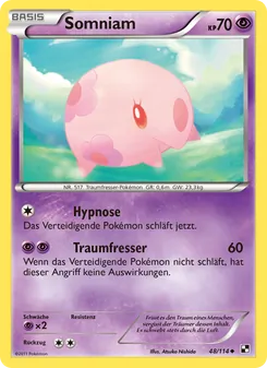Somniam, Karte 48 aus Schwarz & Weiß